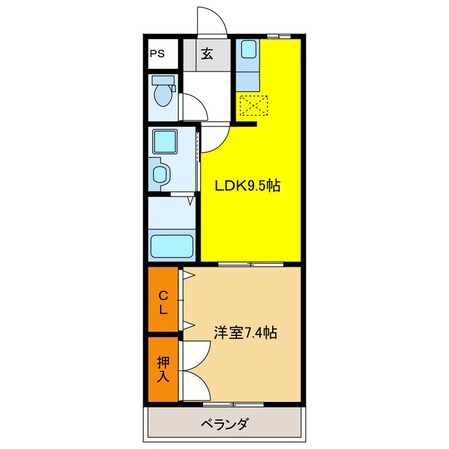 あすかⅡの物件間取画像